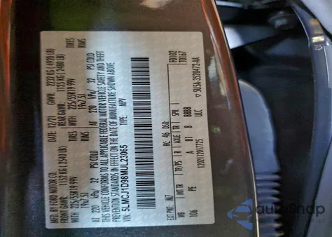 2021 Lincoln Corsair z USA, uszkodzony, nr VIN 5LMCJ1D98MUL23065